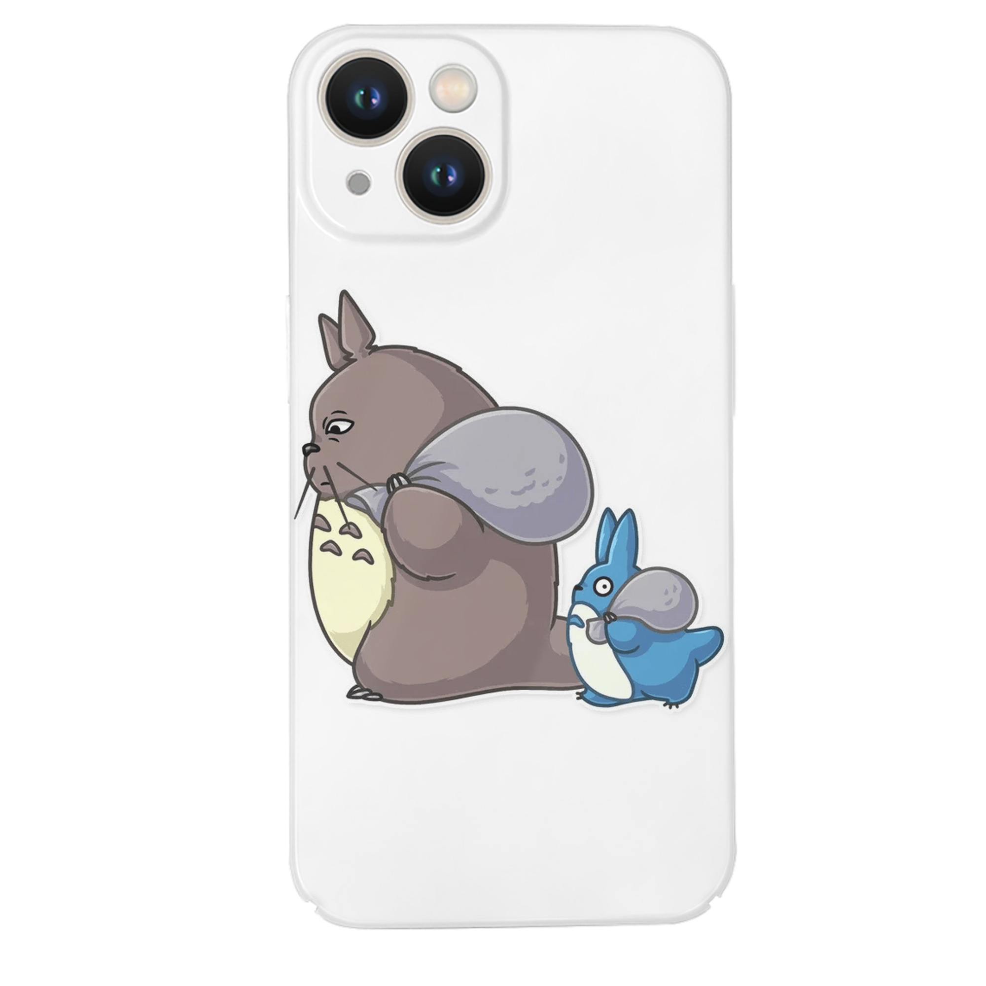 （画像用） となりのトトロ 草壁メイ 草壁サツキ My Neighbor Totoro Satsuki Kusakabe Mei Kusakabe 【iPhone 14シリーズ対応】ハードケース